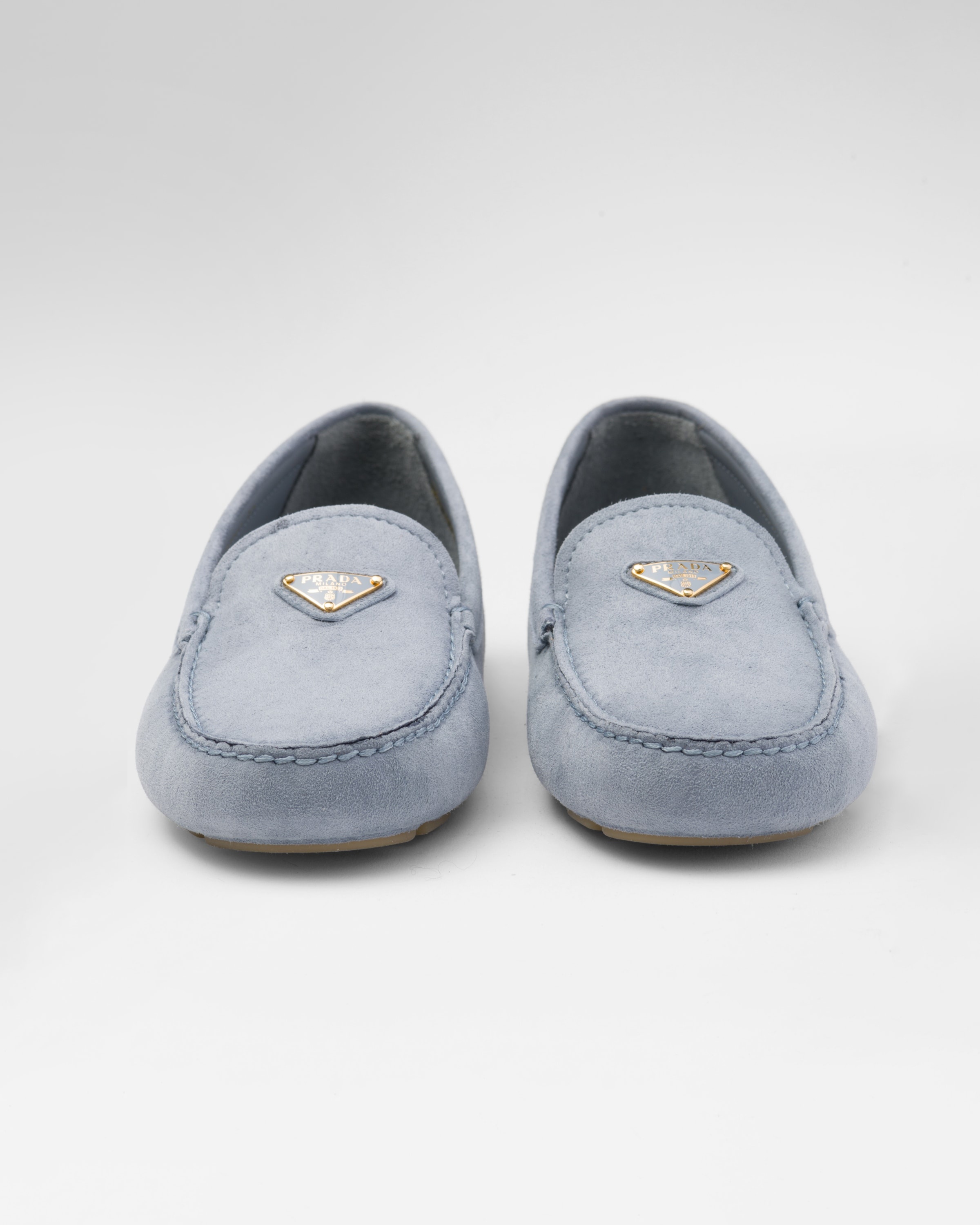 Suede driving loafers - 6
