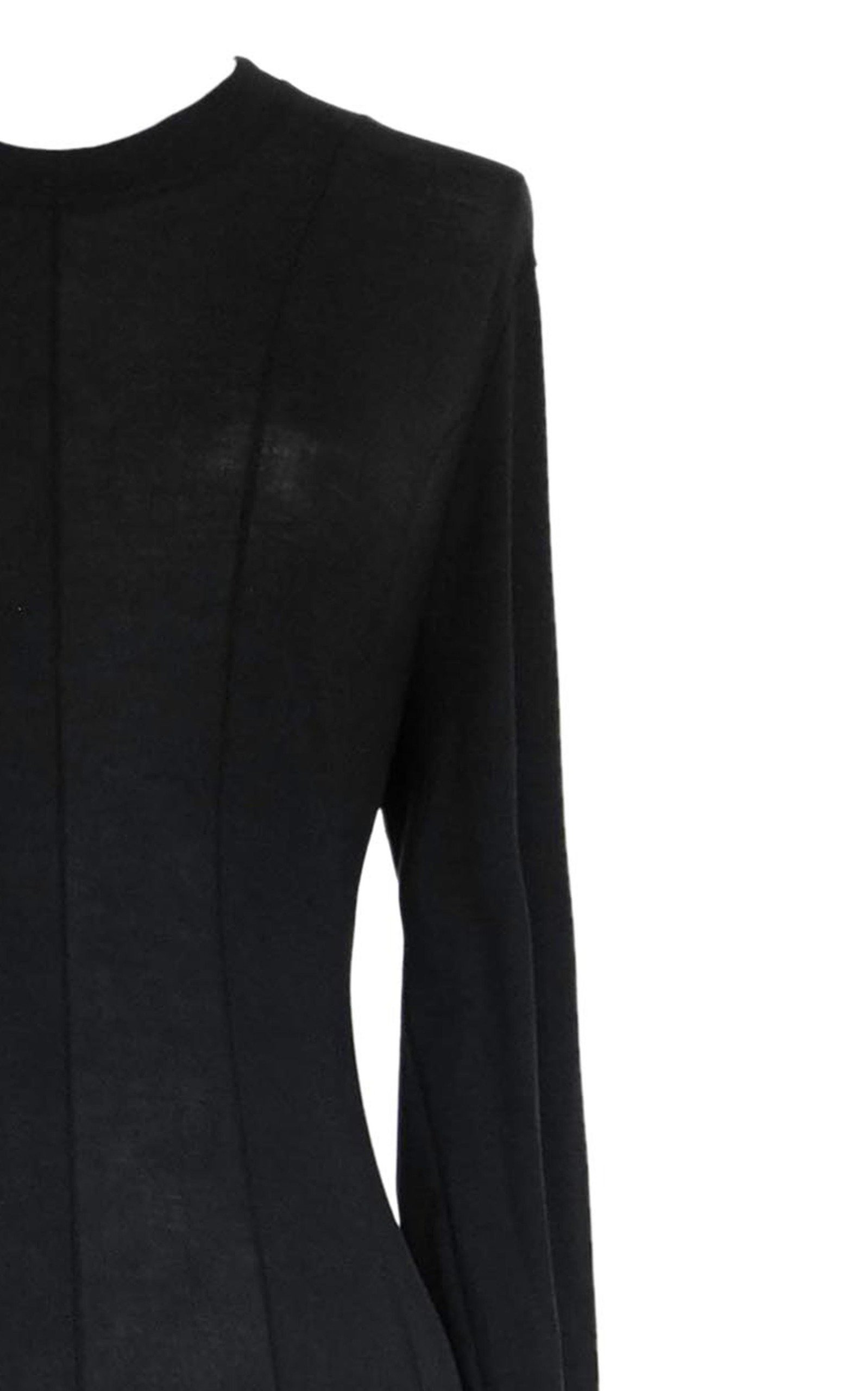 Squid Cotton Jersey Maxi Dress black - 3