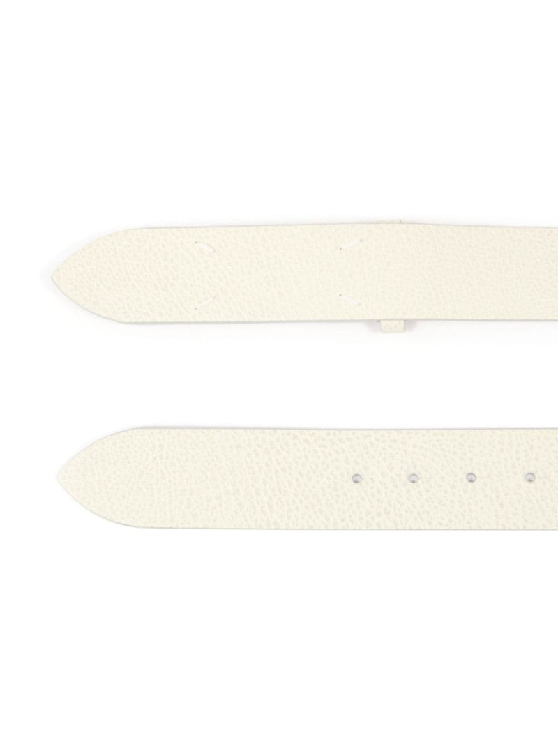 Maison Margiela four-stitches leather belt outlook
