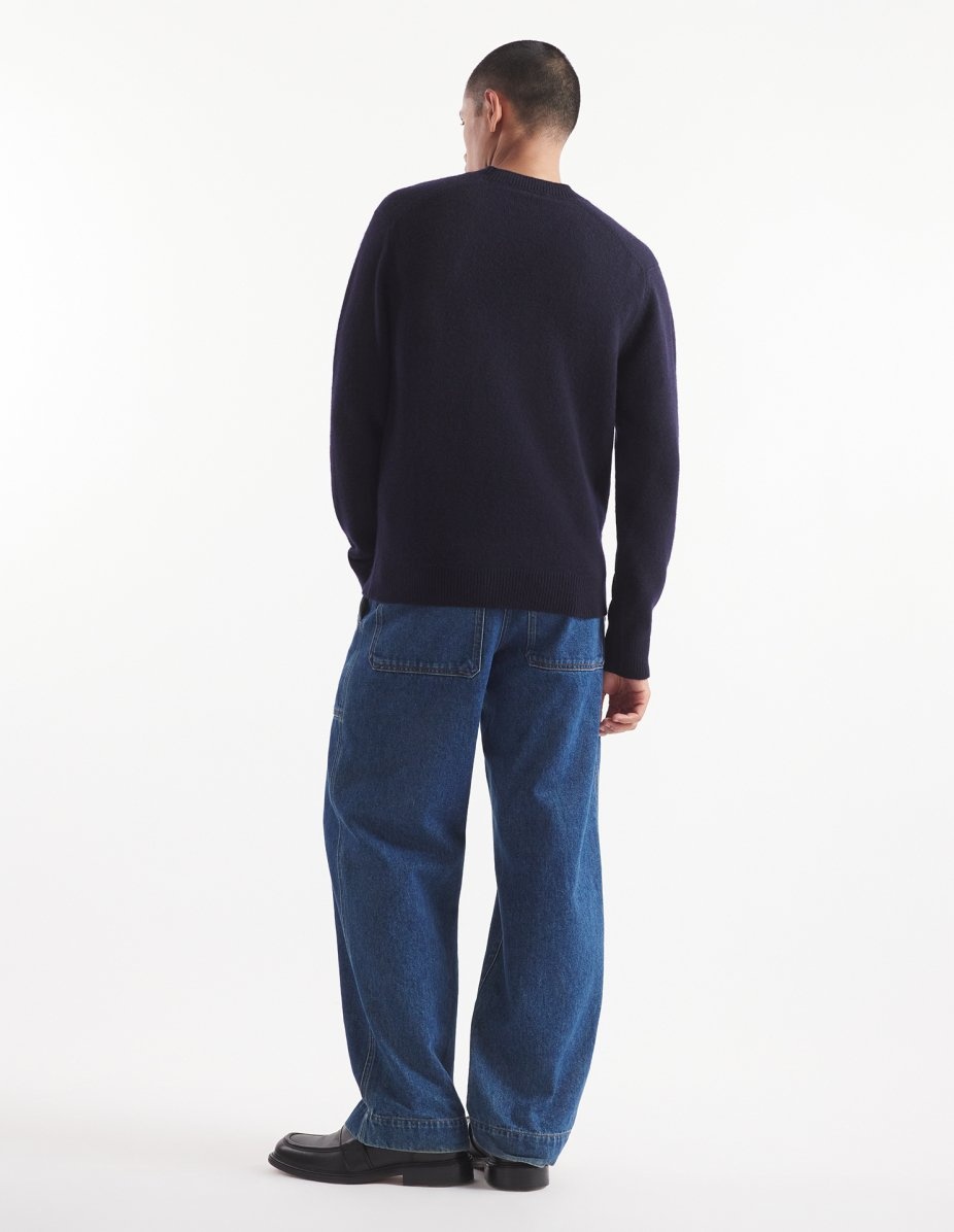 BOLD FOX HEAD PATCH REGULAR JUMPER IN LAMBSWOOL - 5