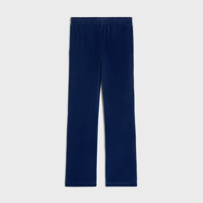 CELINE tracksuit pants in velvet jersey outlook
