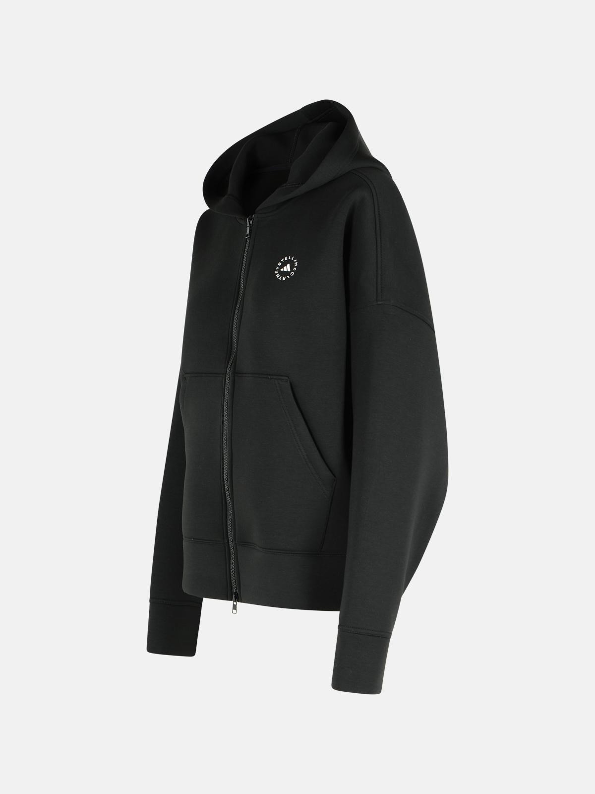 'SCUBA' BLACK POLYESTER BLEND SWEATSHIRT - 2