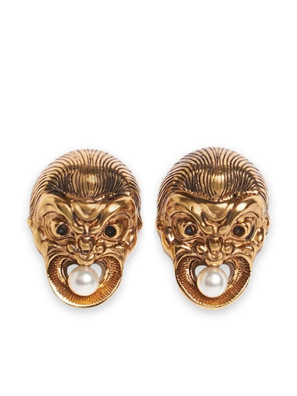 Masks pearl earrings - 1