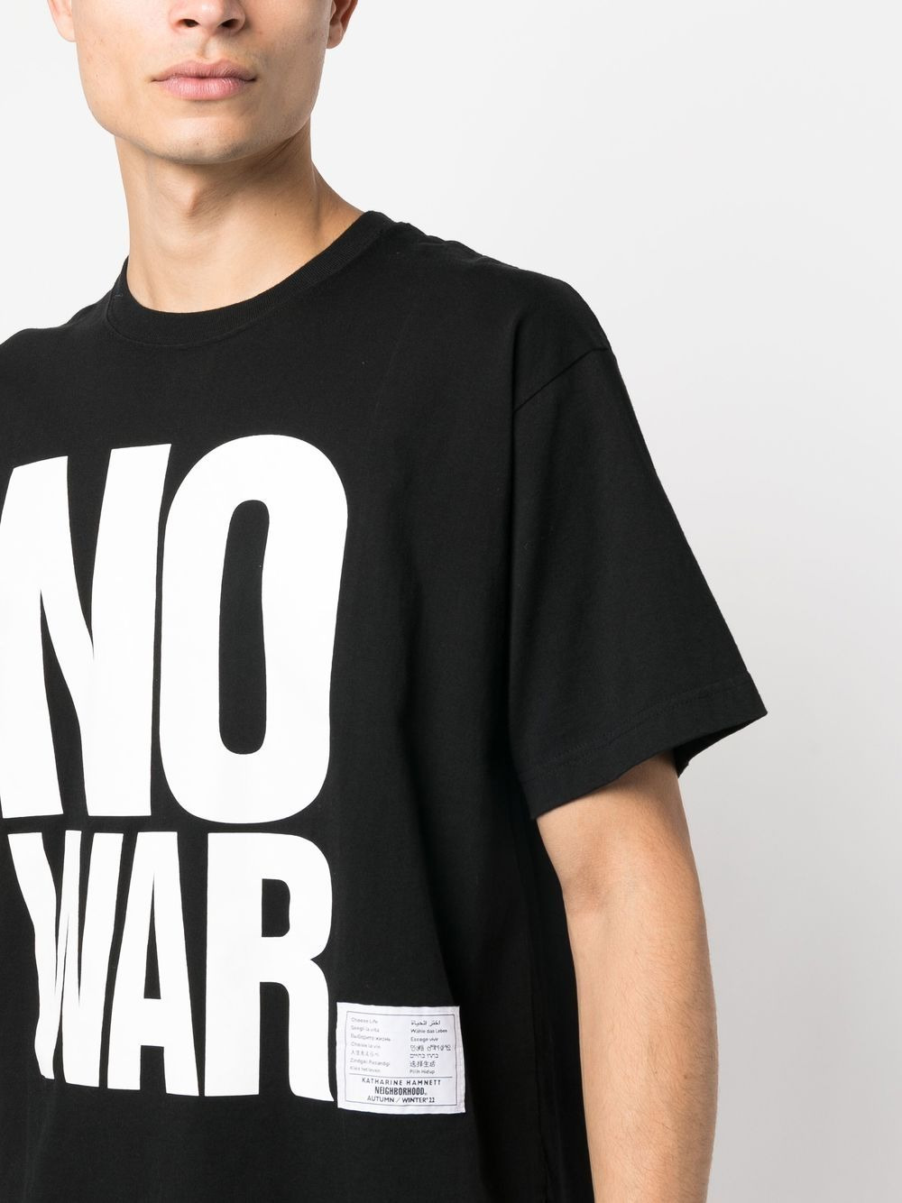 x Katharine Hamnett slogan-print T-shirt - 5