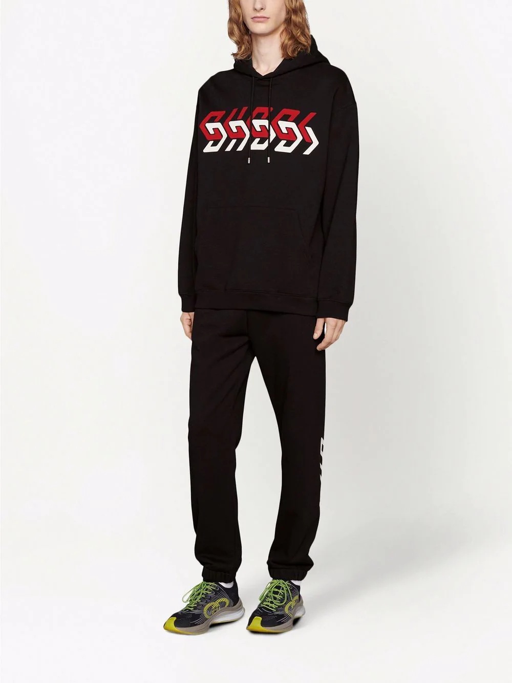 Gucci-mirror cotton track pants - 2