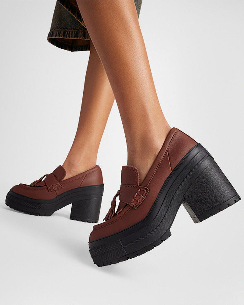 Chuck 70 De Luxe Heel Loafer Platform Leather 10