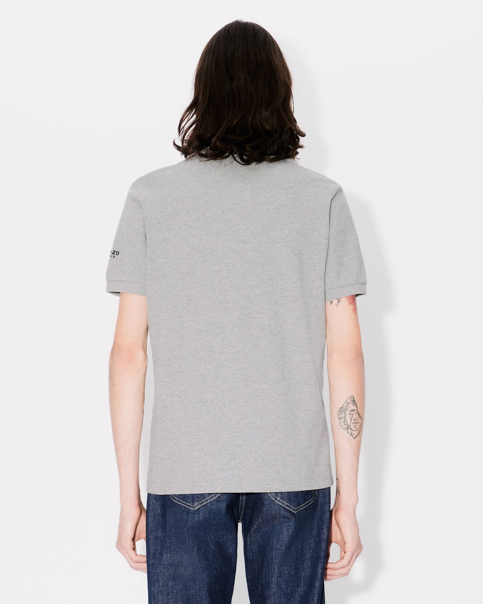 'Boke Flower' embroidered slim polo - 4