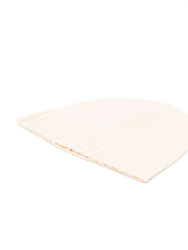 Jil Sander fine knit wool beanie outlook