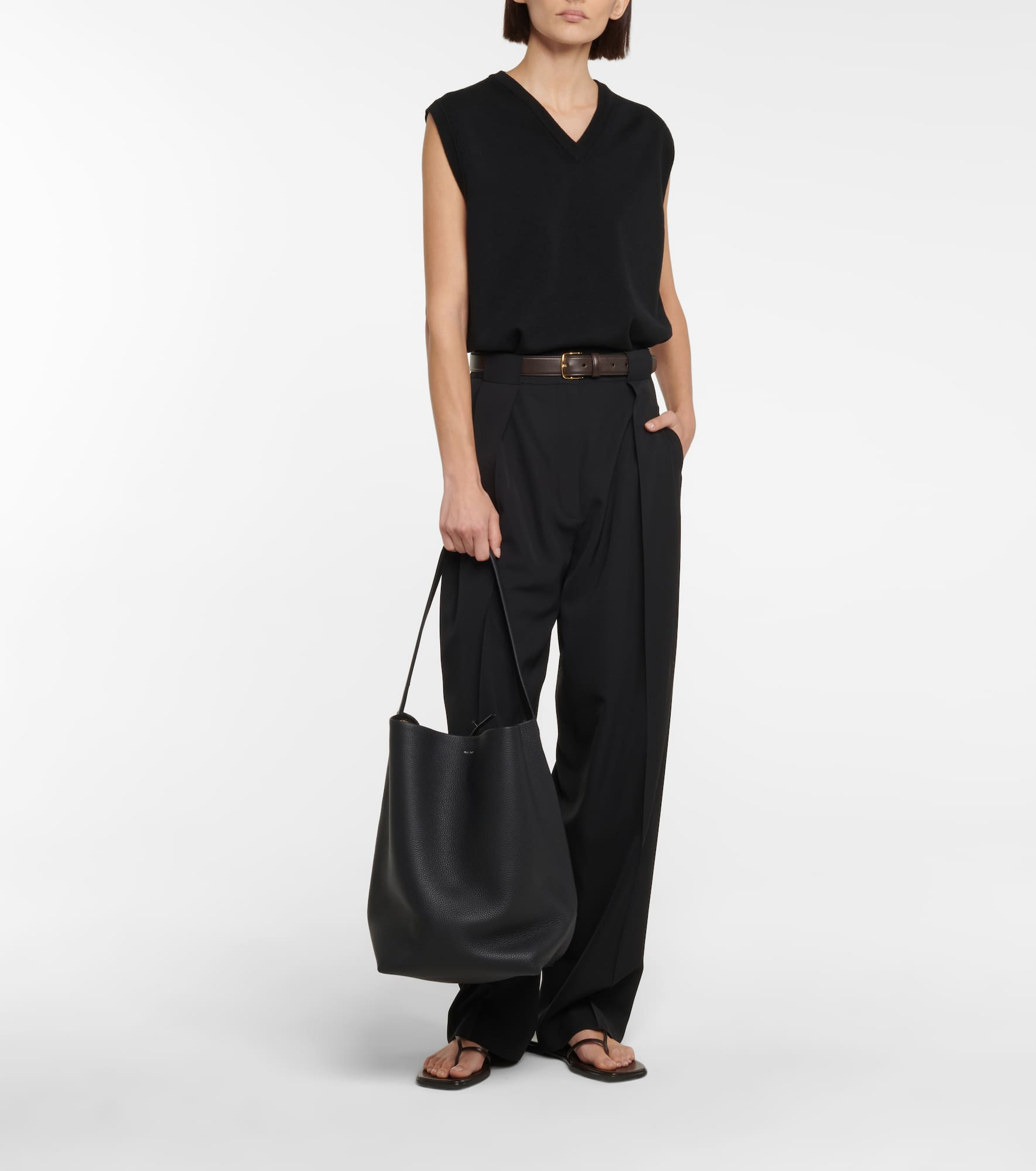 Park leather tote bag - 5