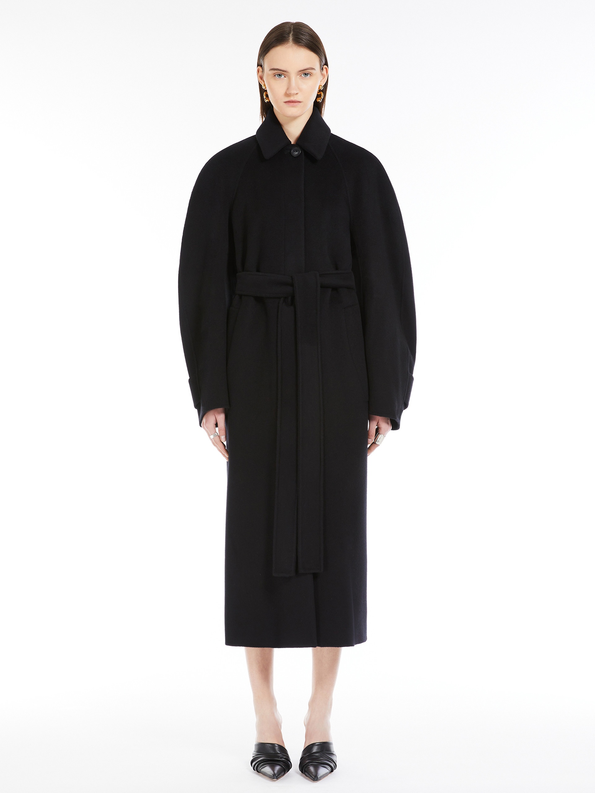 AZZORRE Cashmere blend wrap coat - 3