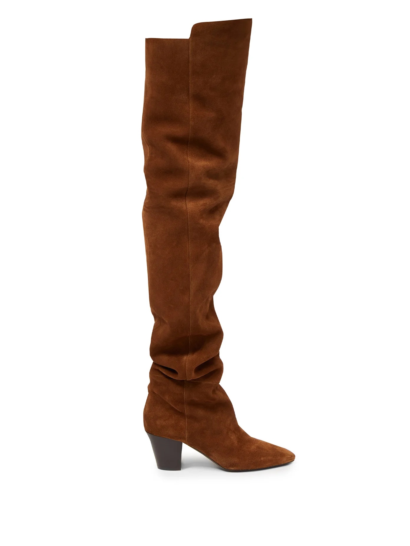 Knee-high suede boots - 1