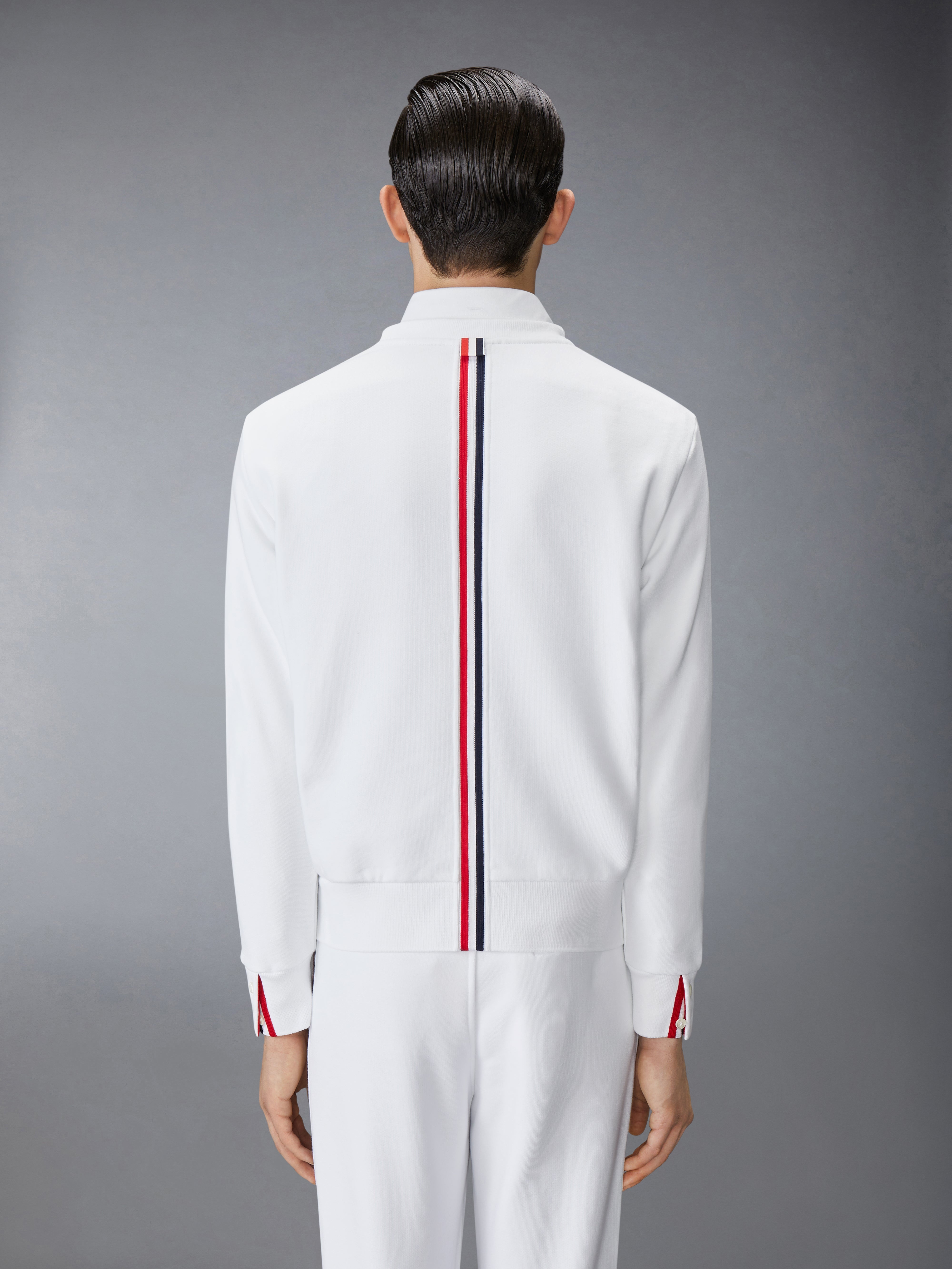 CLASSIC LOOPBACK CENTER BACK STRIPE CREWNECK PULLOVER - 3