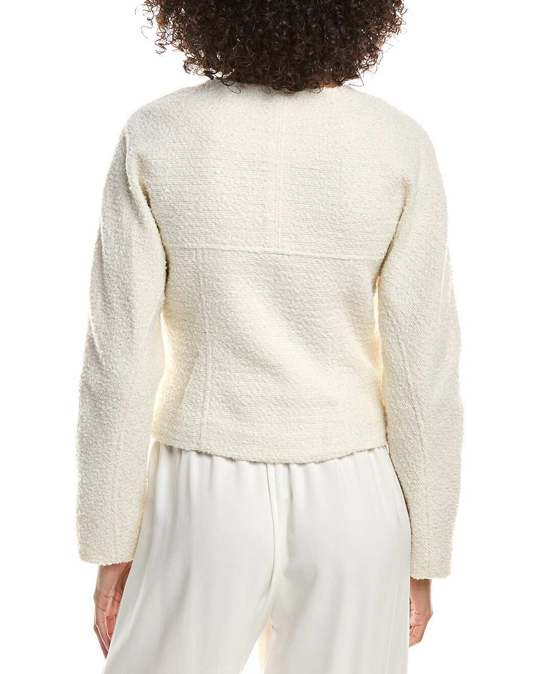 Derek Lam 10 Crosby Prewett Zip Front Wool-Blend Jacket - 2
