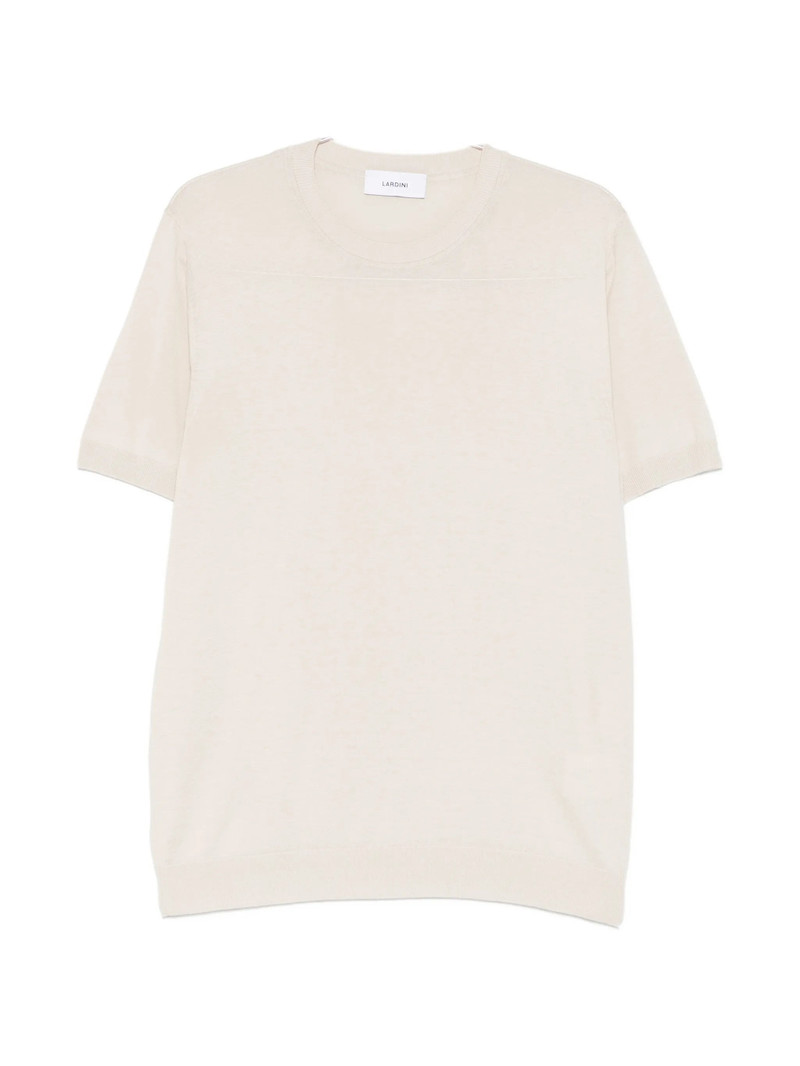 Lardini Crew-neck Short-sleeved T-shirt 1