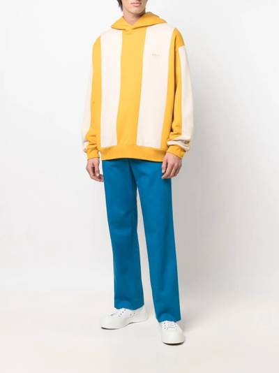 Marni belted straight-leg trousers outlook