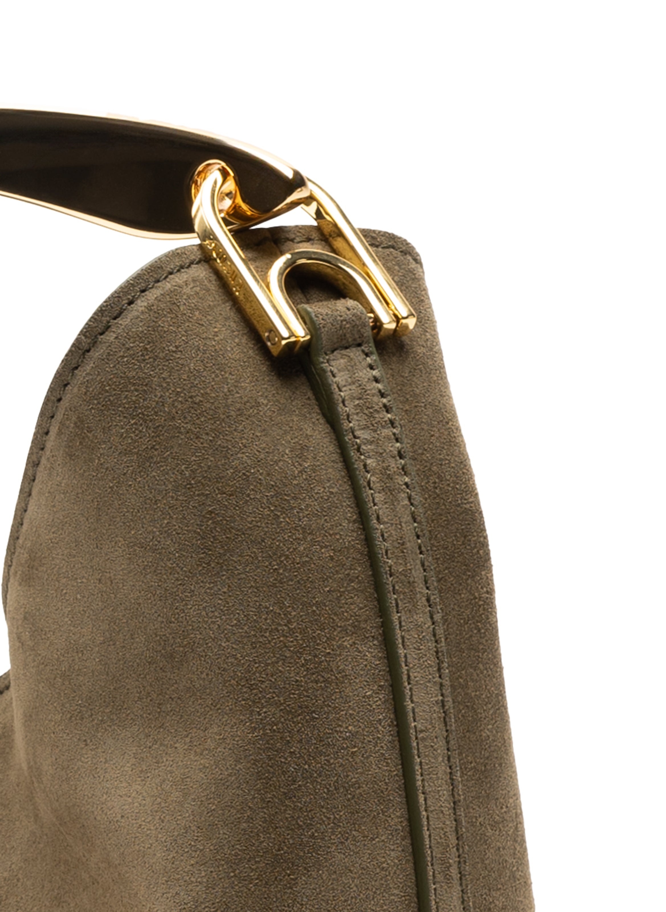 Small Boomerang Suede Truffle - 4