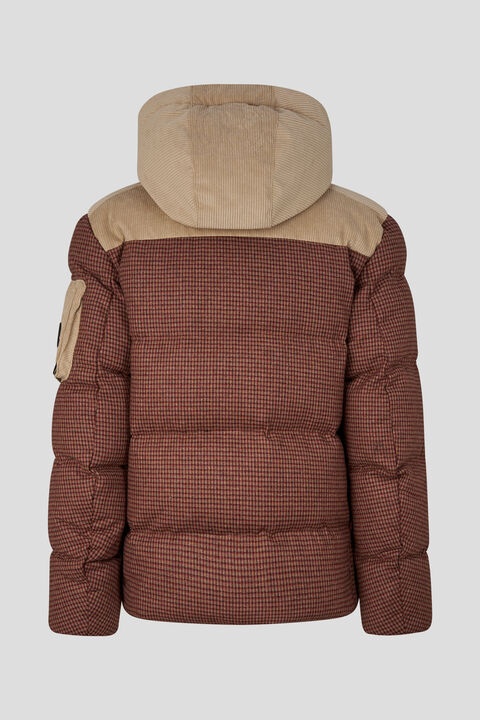 Jamy Down jacket in Beige/Red - 3