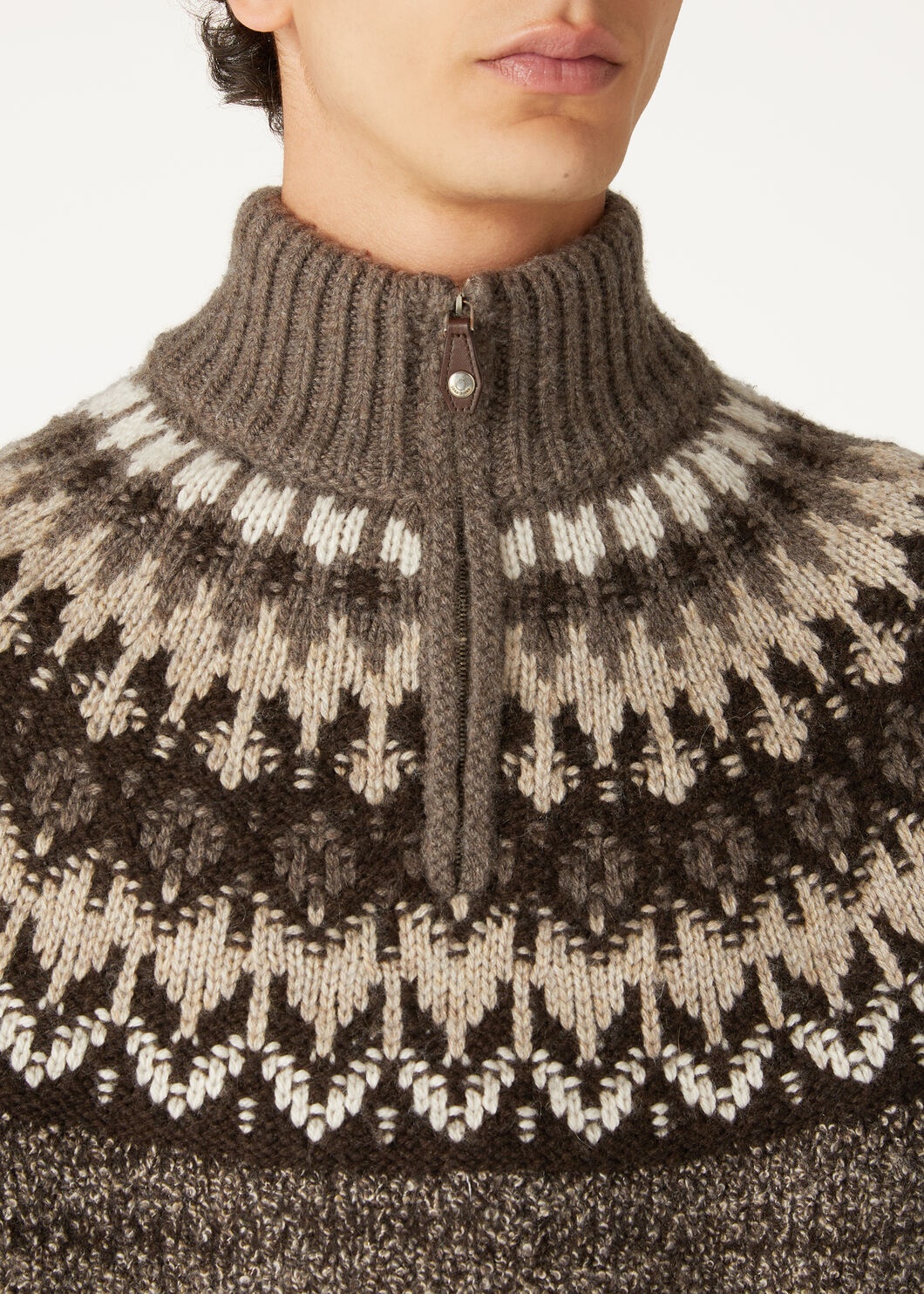 Alpe Pile Half-Neck Sweater - 3