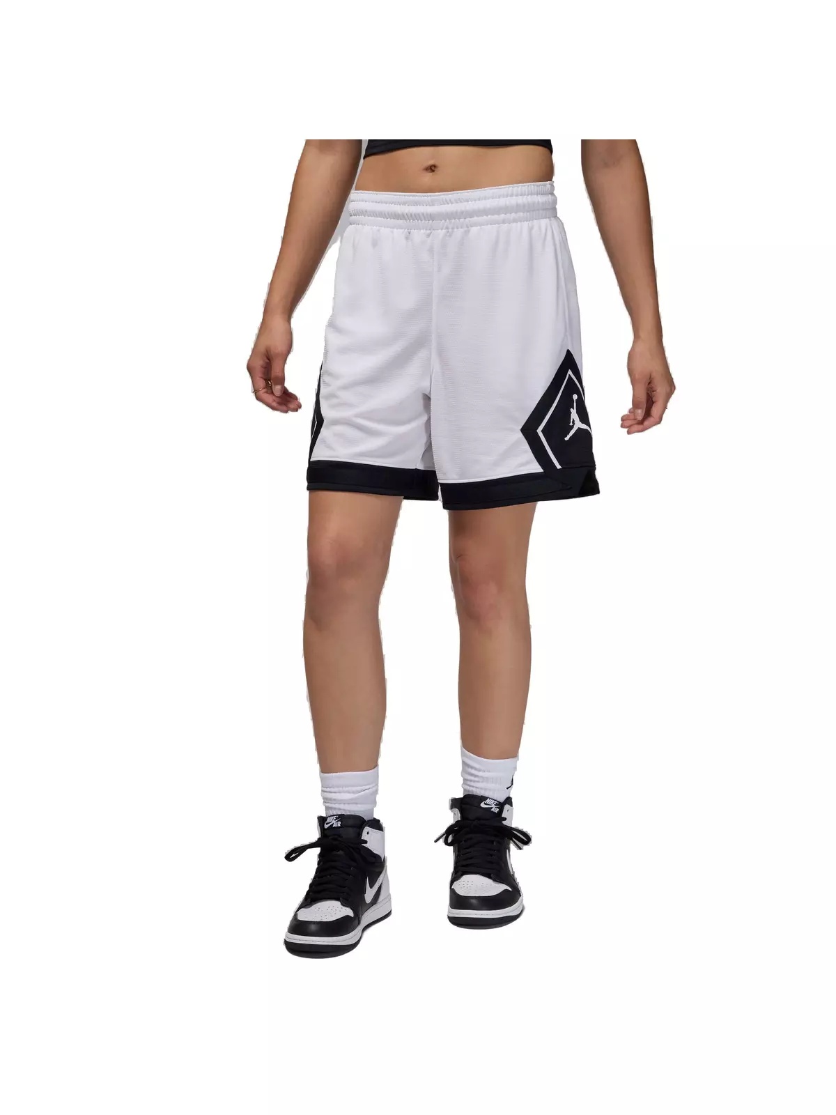 Women's Sport Diamond Shorts - White - 6