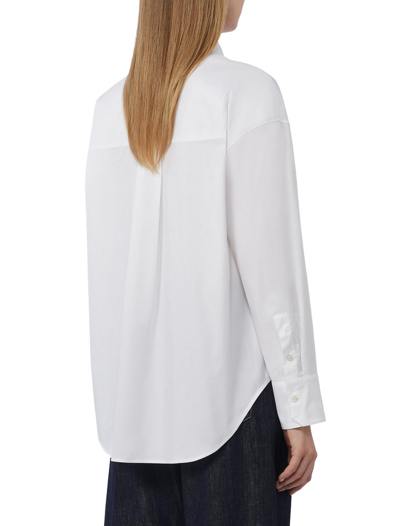 Women's Cotton Oxford Shirt - White 3