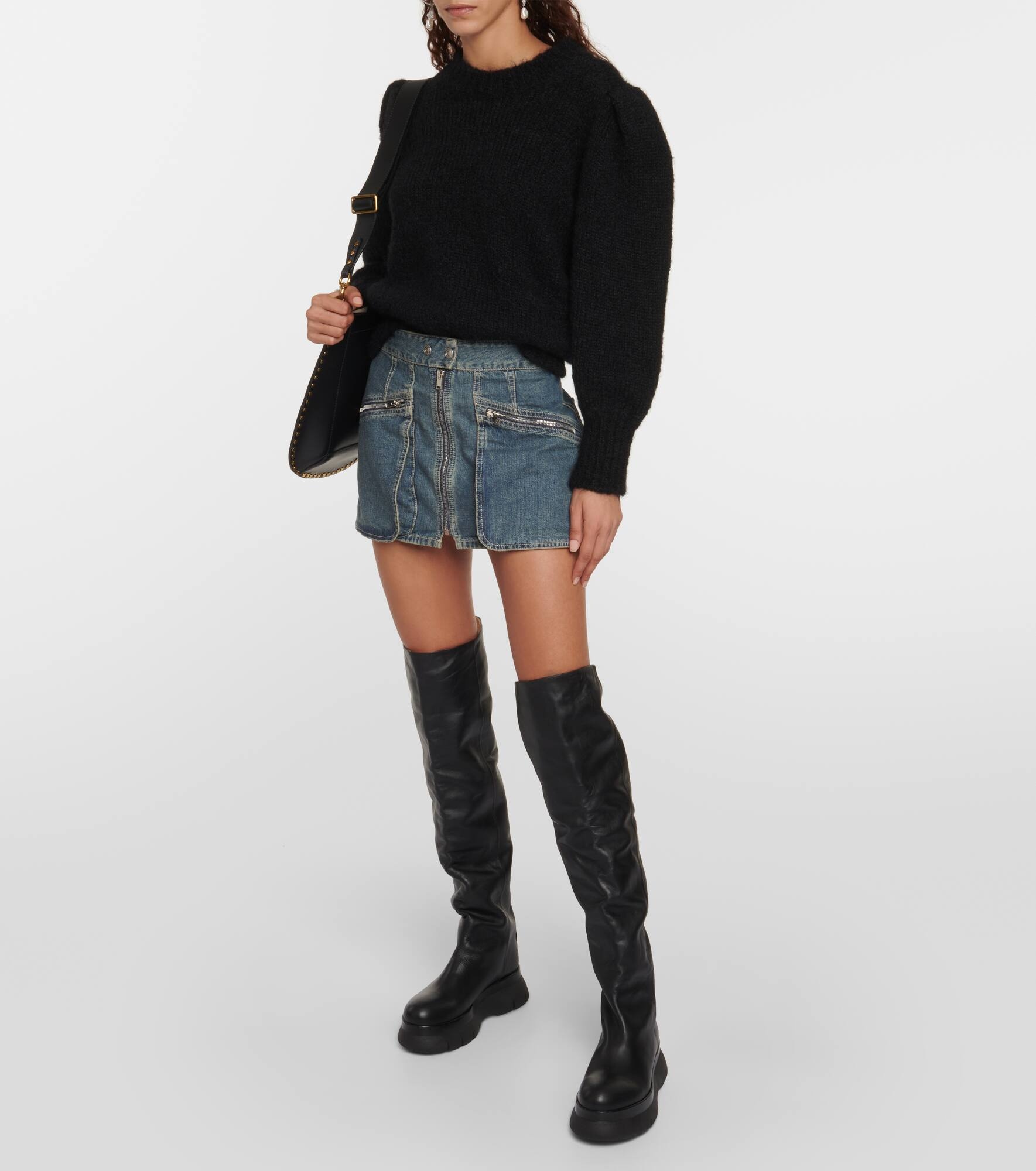 Malyx leather over-the-knee boots - 2