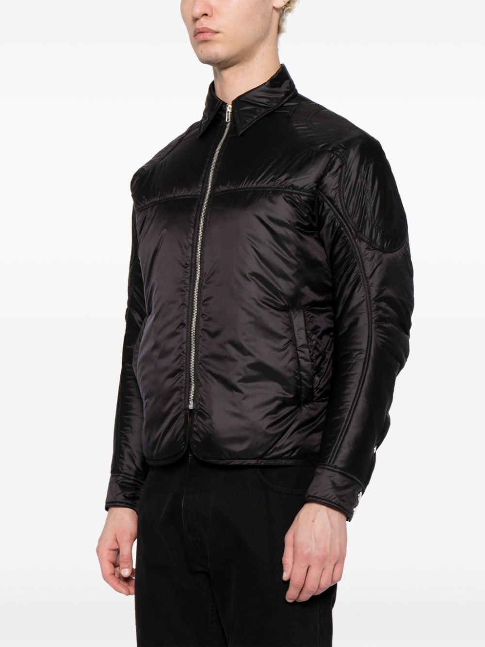 padded shirt jacket - 3