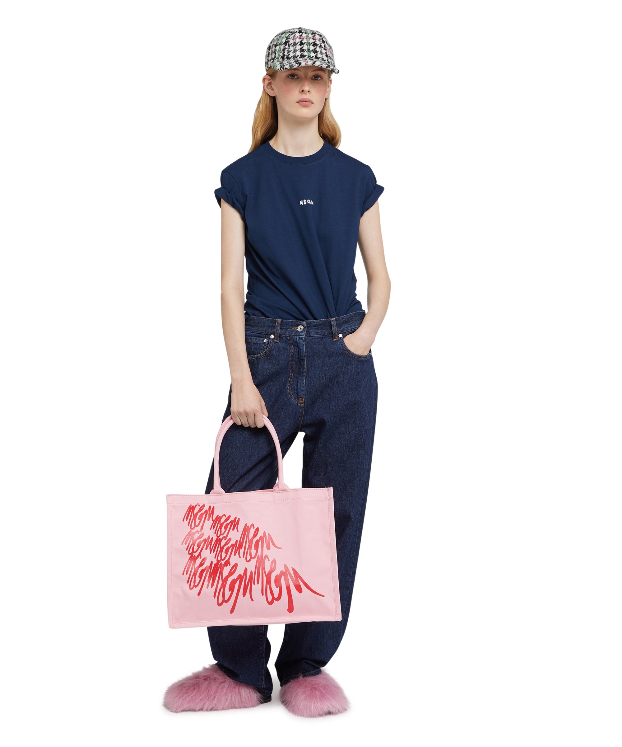Blended cotton MSGM Canvas Tote Bag - 5