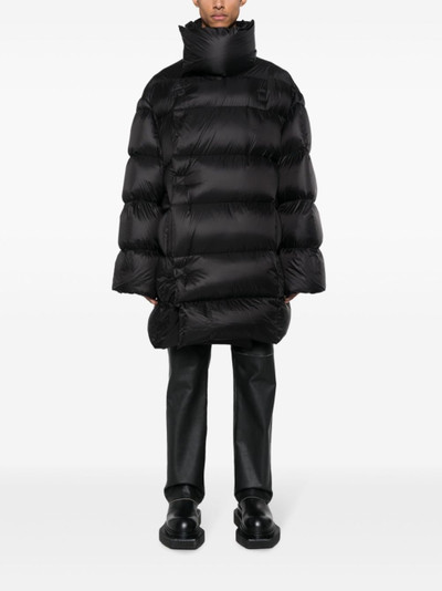Rick Owens funnel-neck quilted down coat outlook