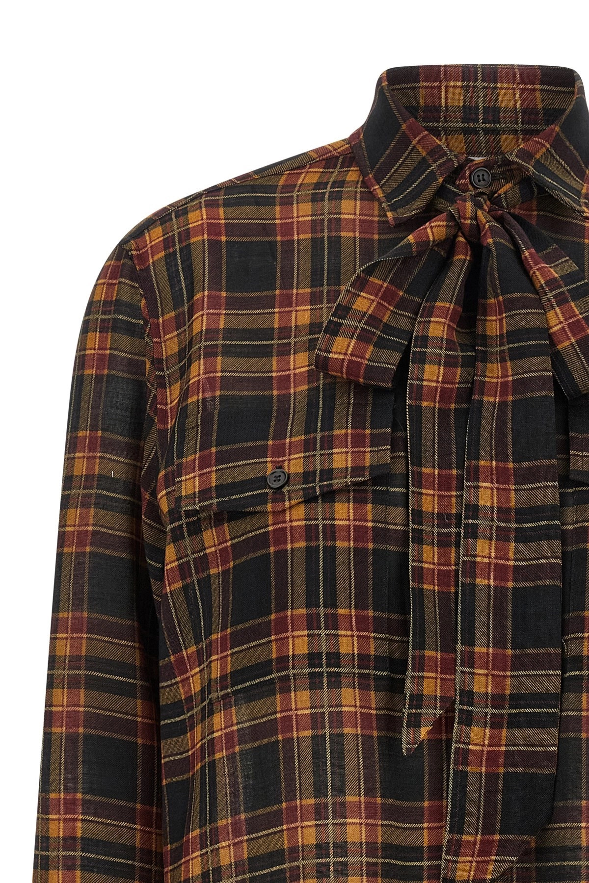 'Cassandre' lavallière shirt - 4