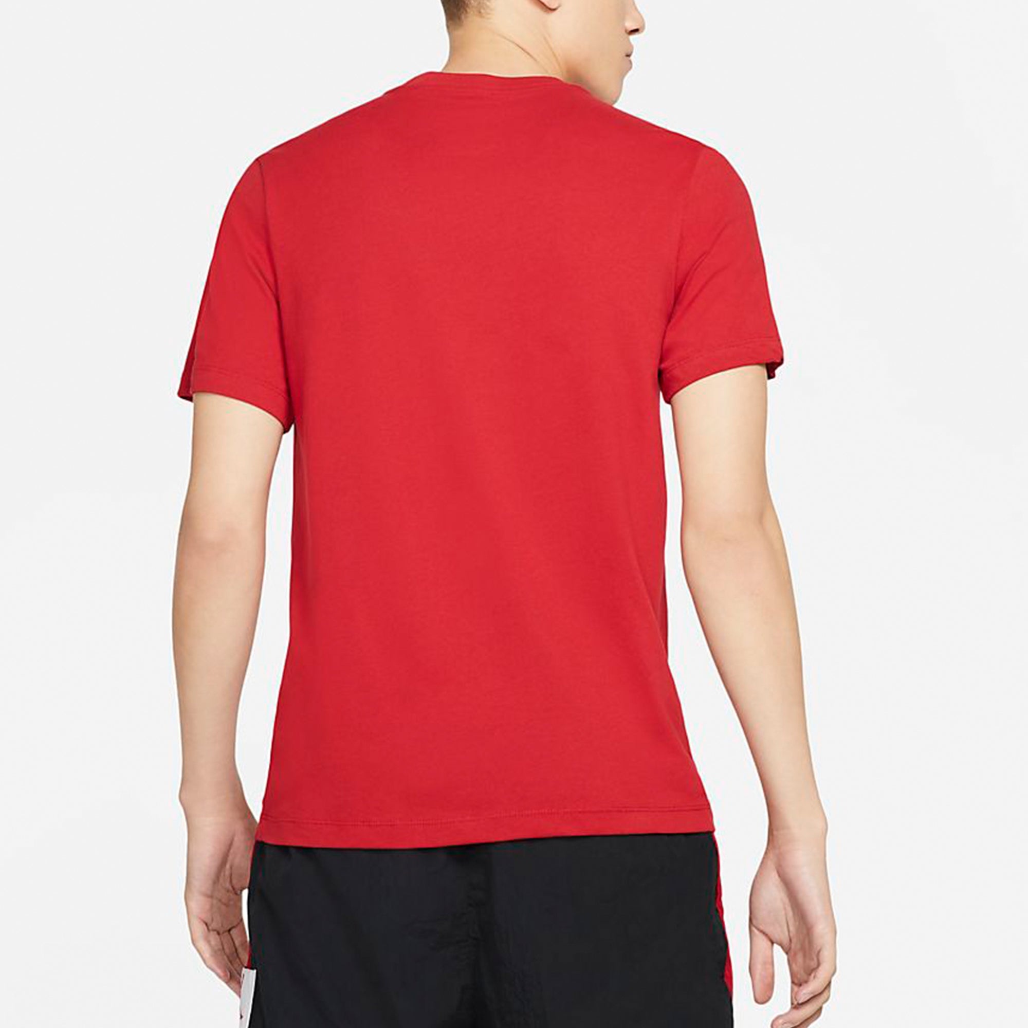 Air Jordan Jumpman Logo Printing Sports Quick Dry Round Neck Short Sleeve Red CW5191-687 - 5