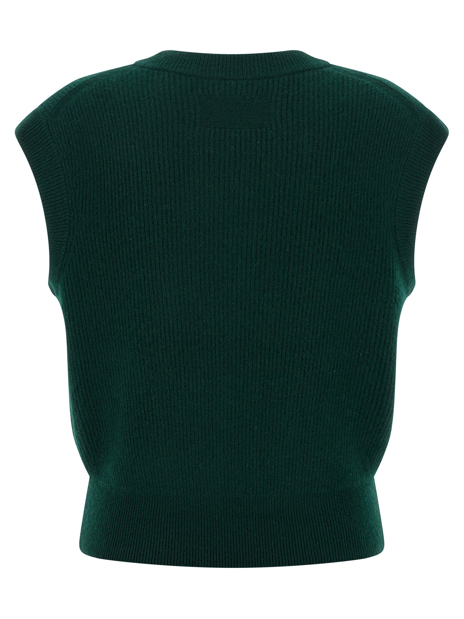 Rib Gilet Green - 2