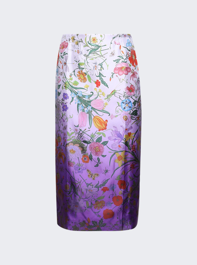 Flora Midi Skirt Lilac And Purple 1