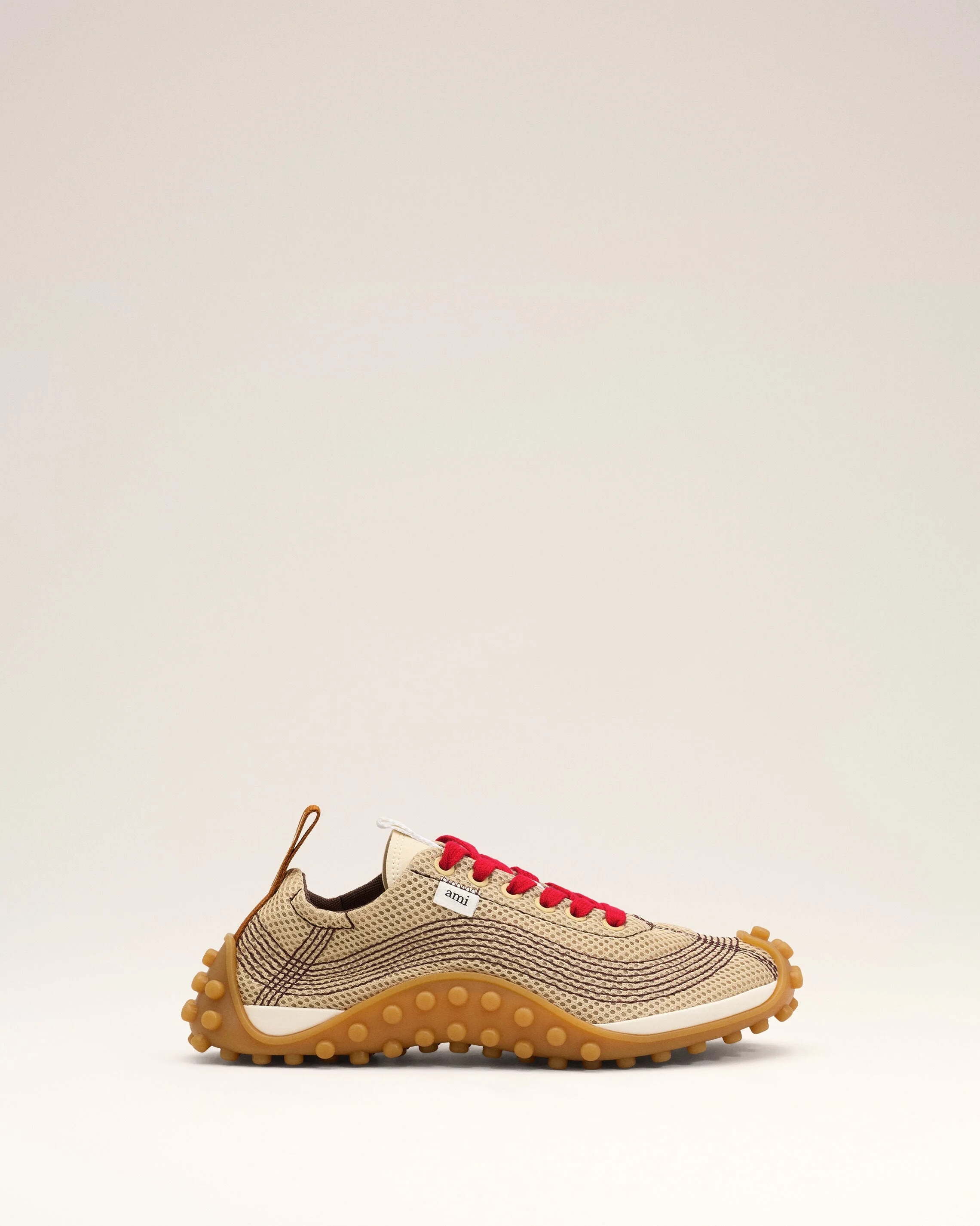 BEIGE MESH MIRAGE SNEAKERS - 1