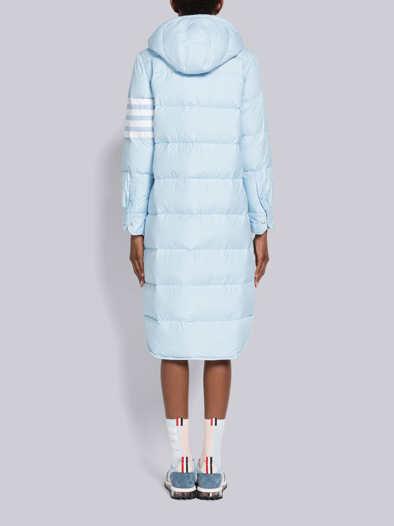 Ultra Light Nylon 4-Bar Hooded Down Shirtdress 3