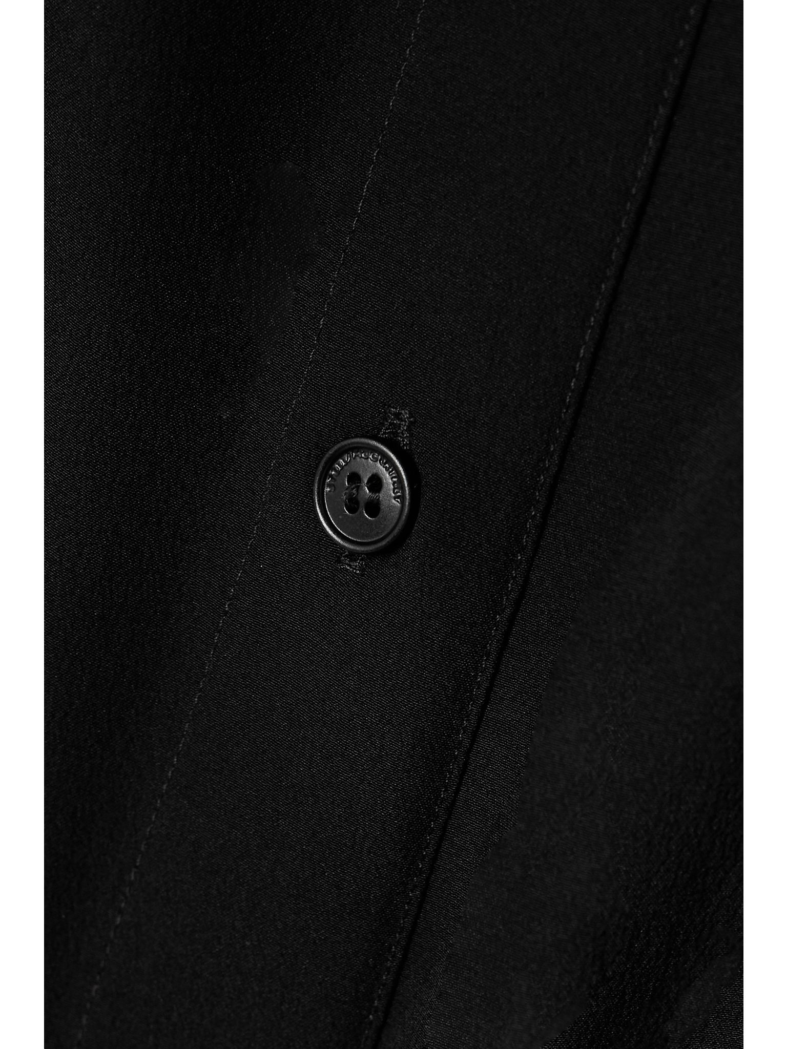 Silk crepe de chine shirt Black - 5