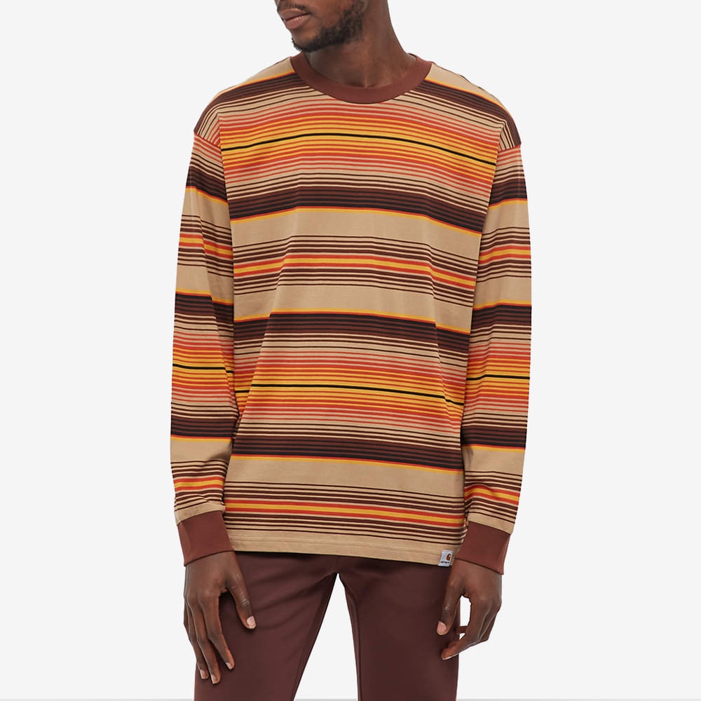 Carhartt WIP Long Sleeve Tuscon Stripe Tee - 3