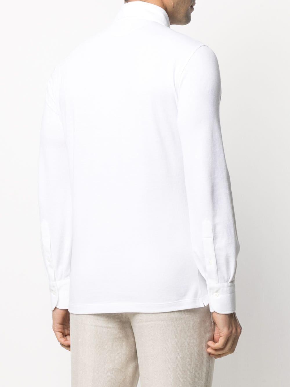 long-sleeved polo shirt - 4