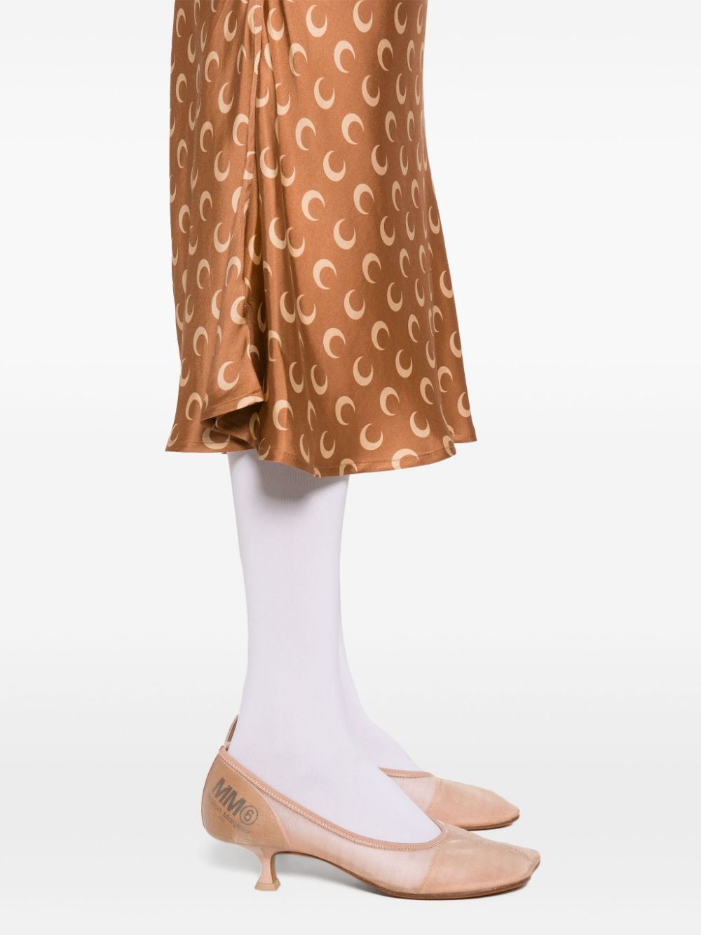 Crescent-Moon-print skirt - 5