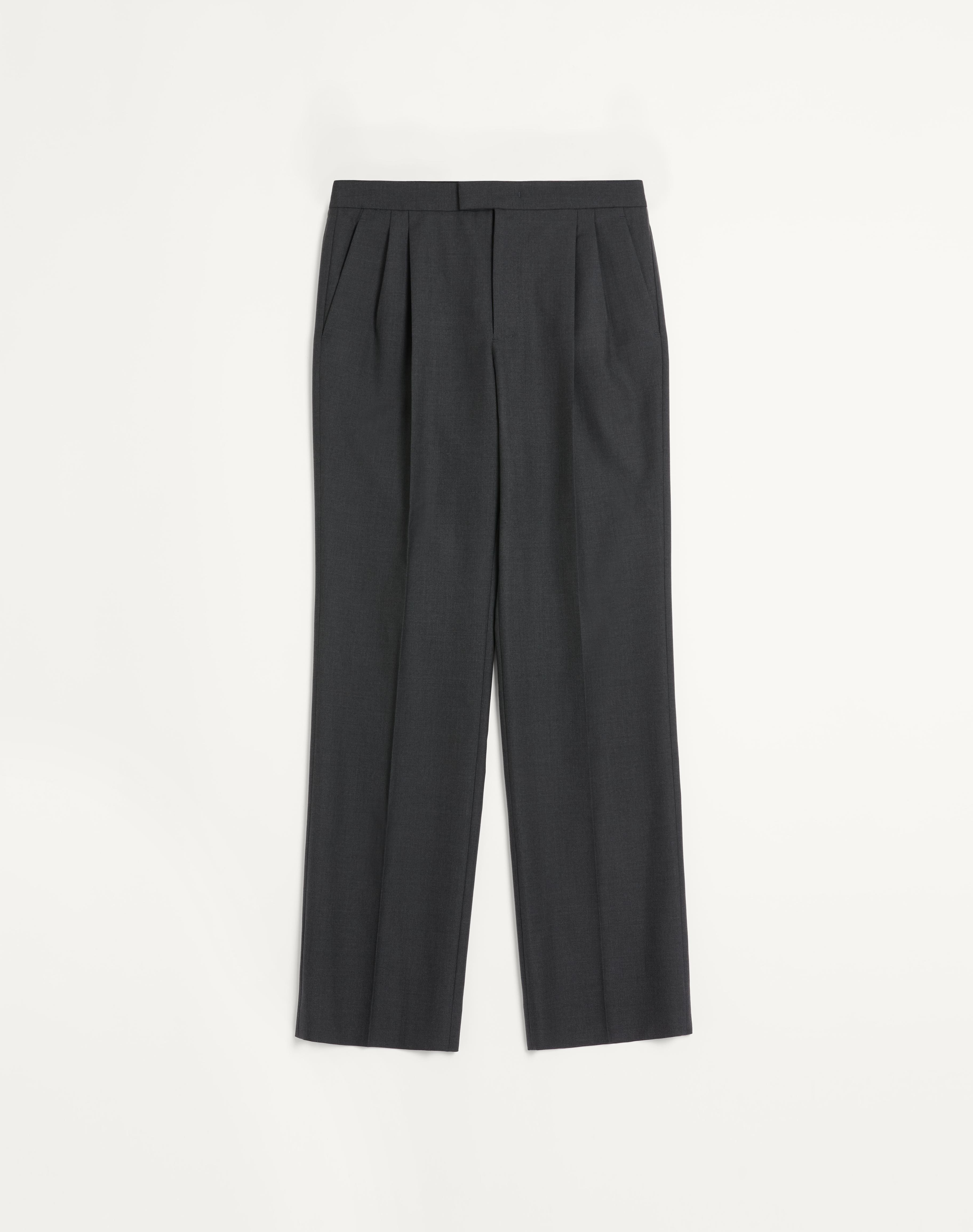 WOOL GABARDINE PANTS - 1
