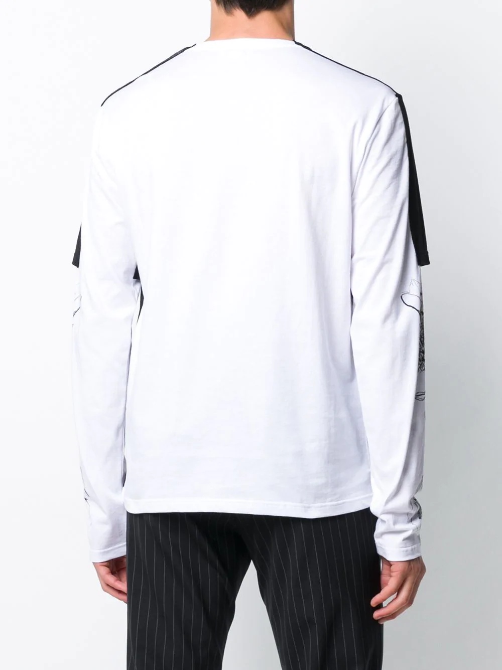 layered long-sleeves T-shirt - 4