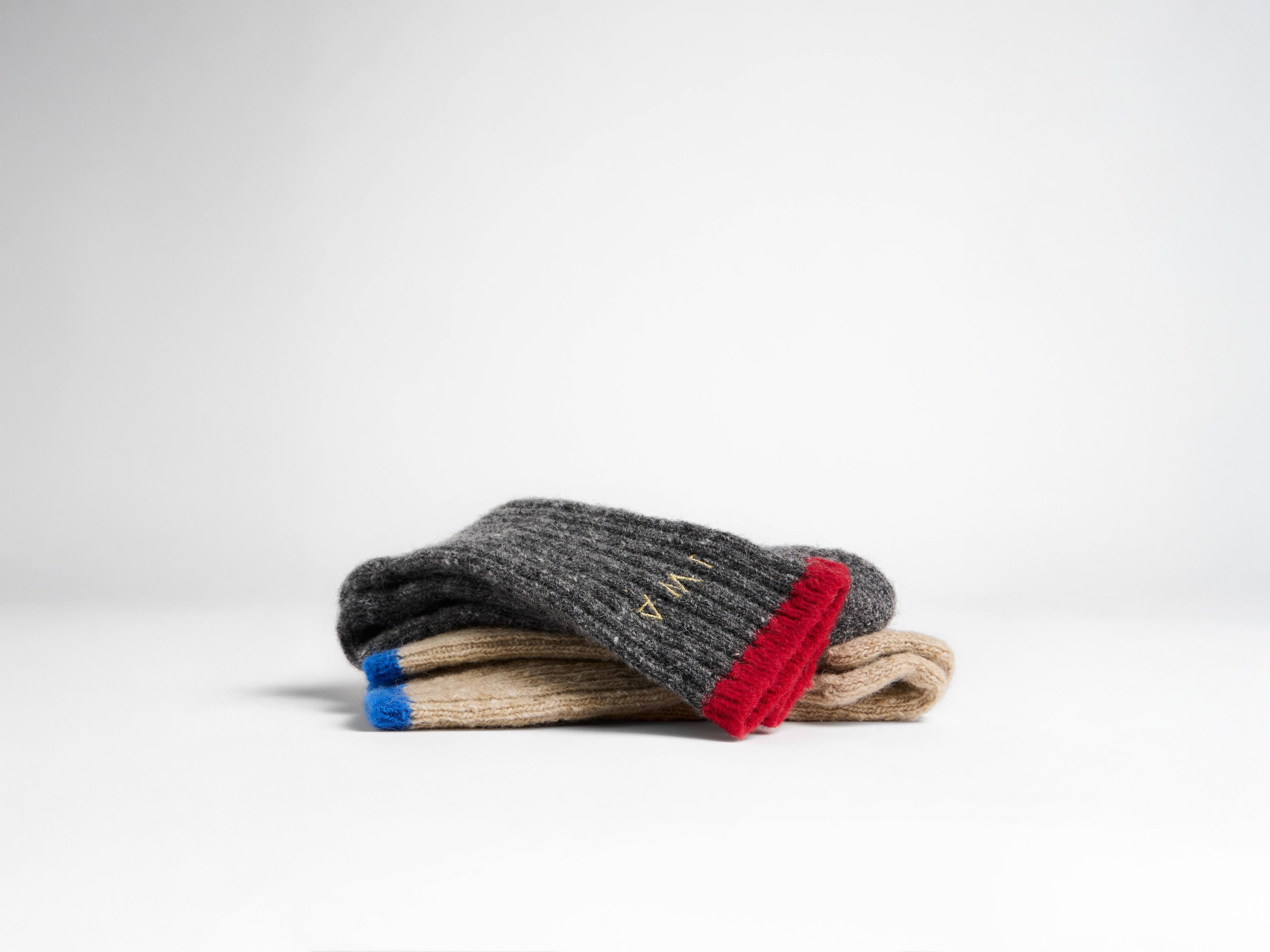 DONEGAL SOCK IN CHARCOAL MELANGE - 5