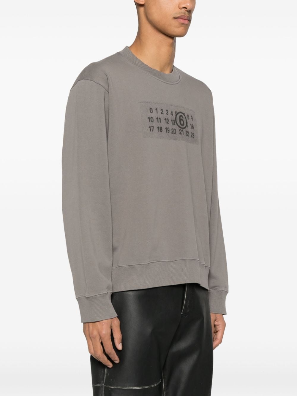 Rasterized Zip-print sweatshirt - 3