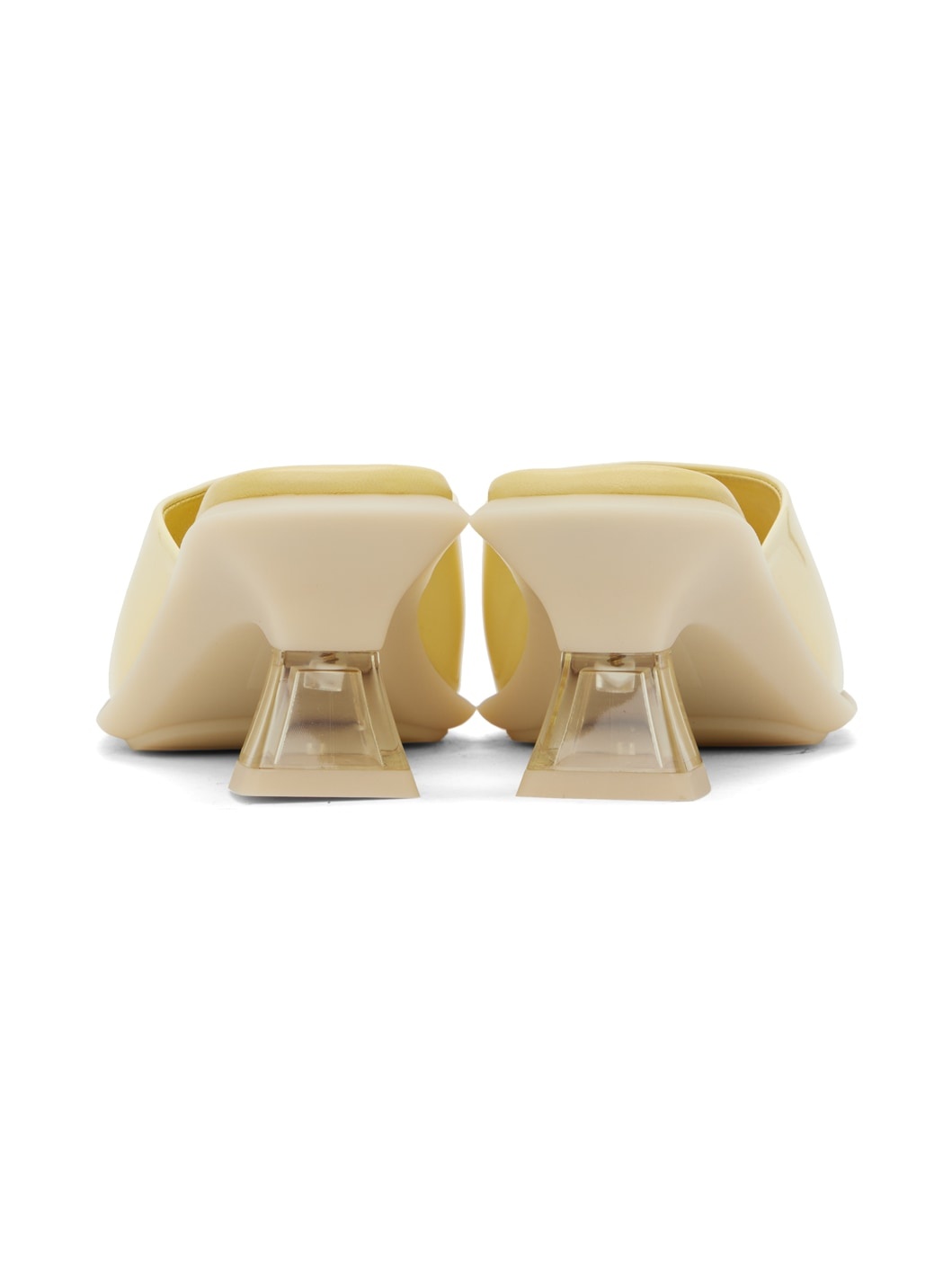Yellow Synthia Heeled Sandals - 2
