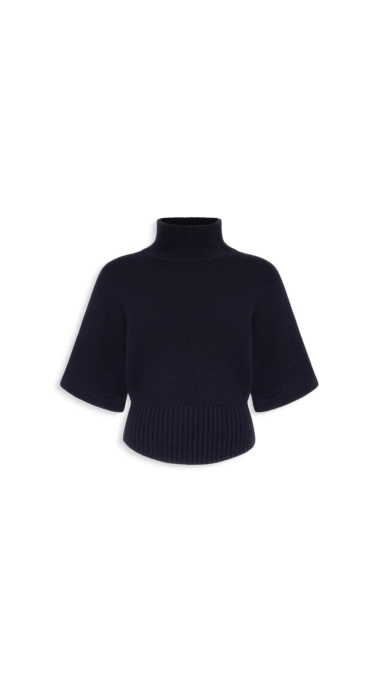 CASHMERE HIGH NECK JUMPER - 1
