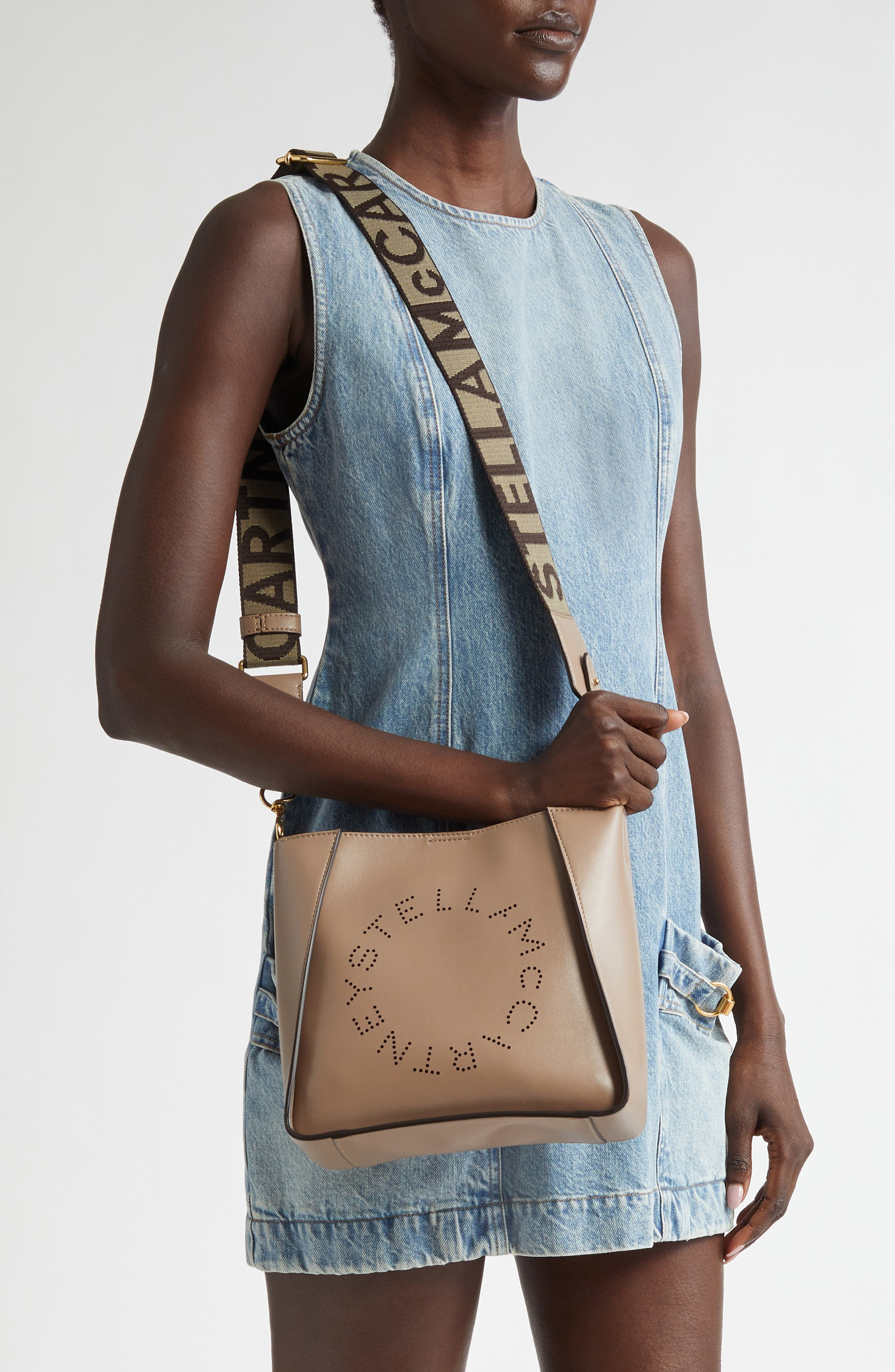Mini Faux Leather Crossbody Bag - 3