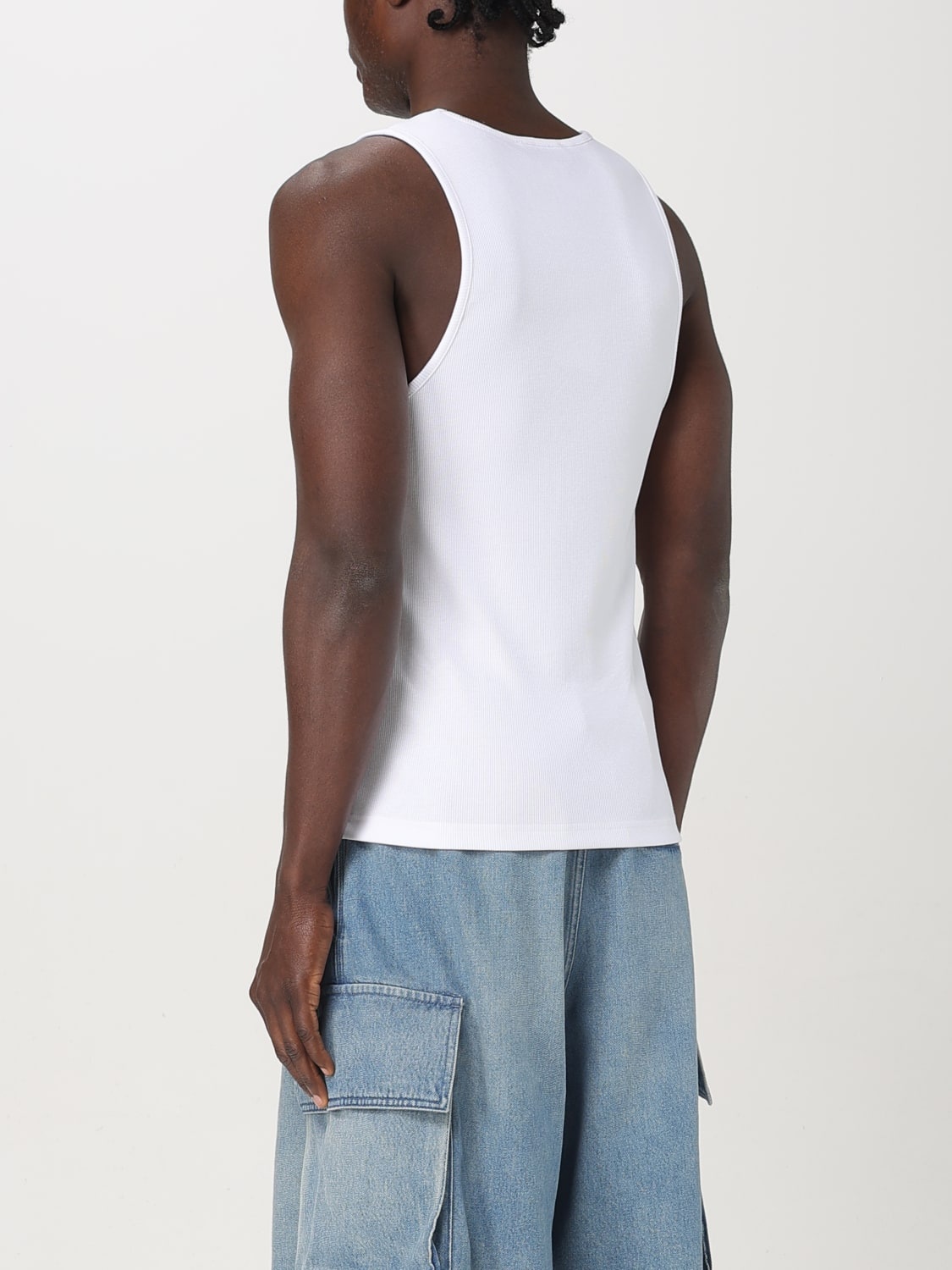JW Anderson ribbed cotton tank top - 3