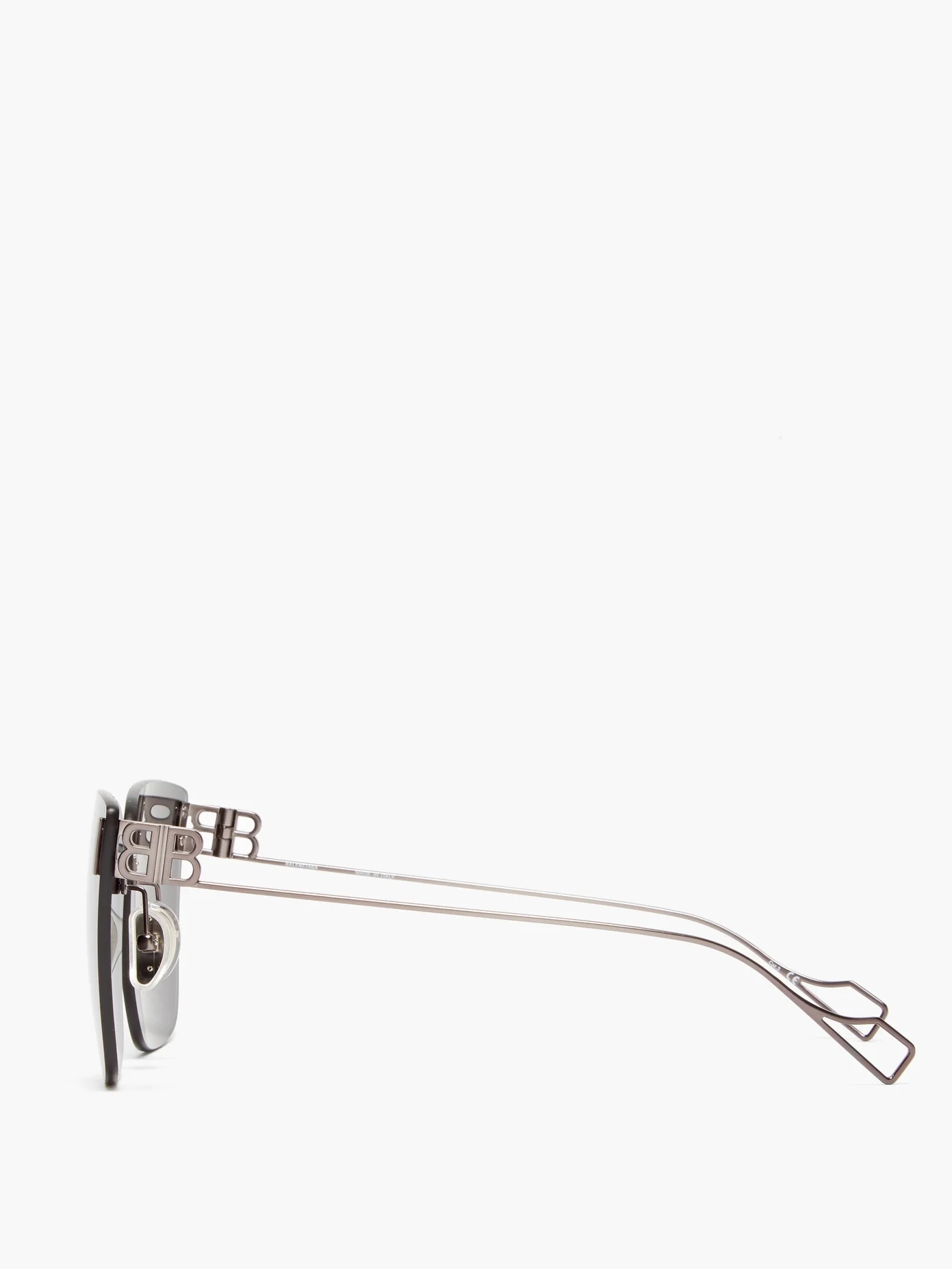 Square metal sunglasses - 4