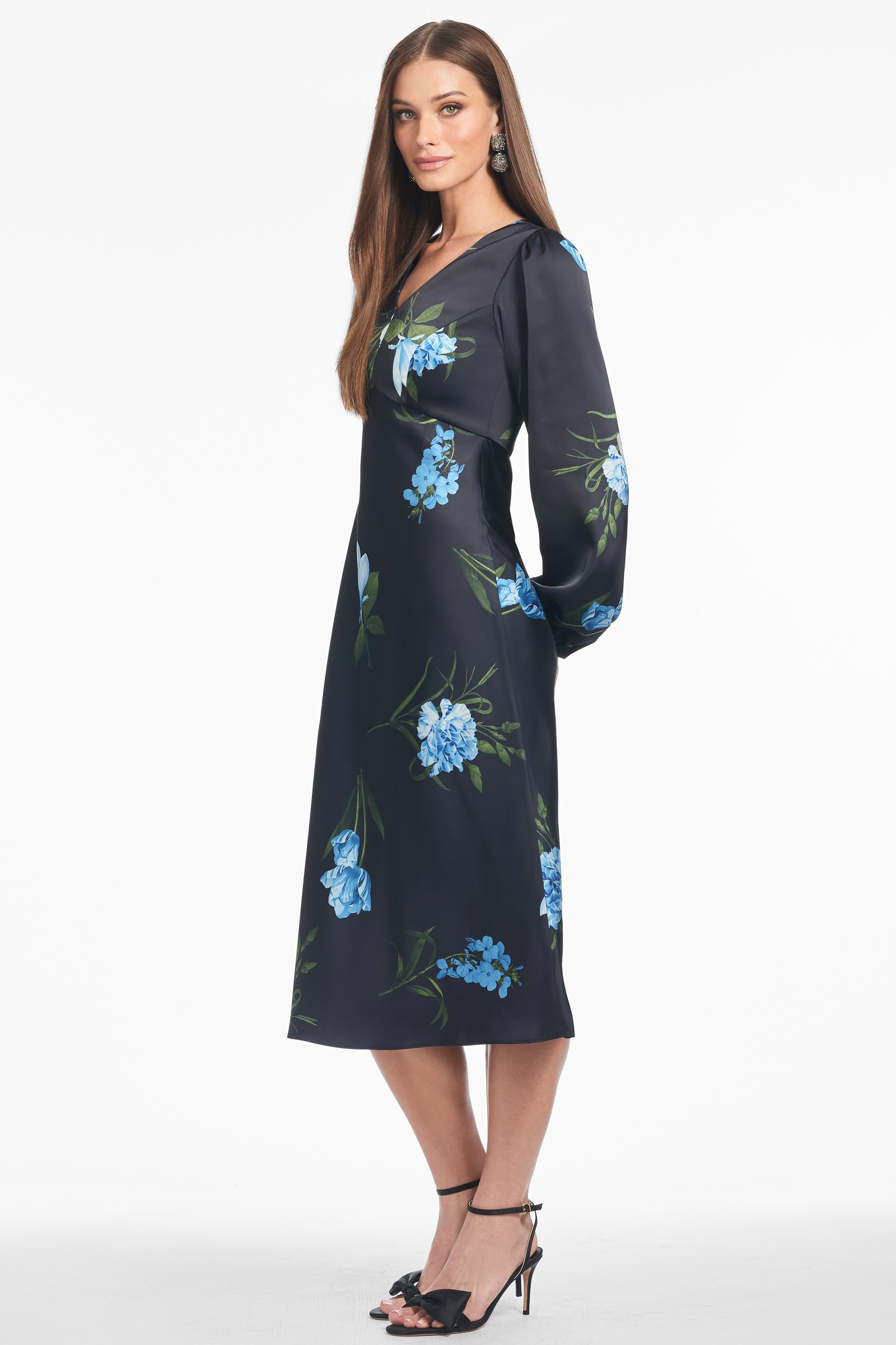 LOLA DRESS - NIGHT SKY BLUE OCULATA - 2