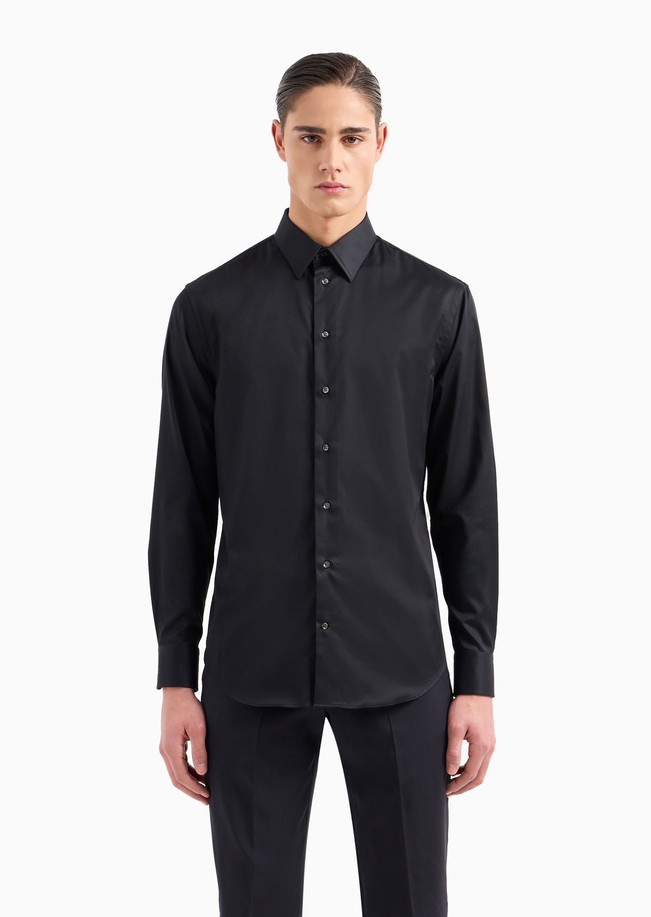 Non-iron stretch cotton shirt - 2