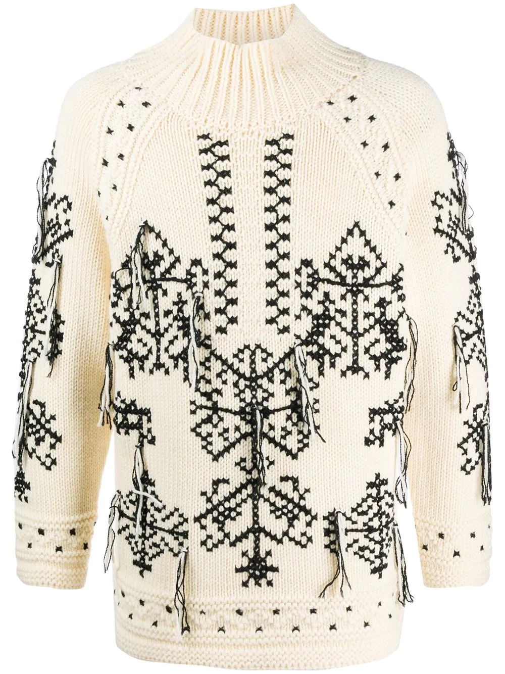 abstract pattern jumper - 1